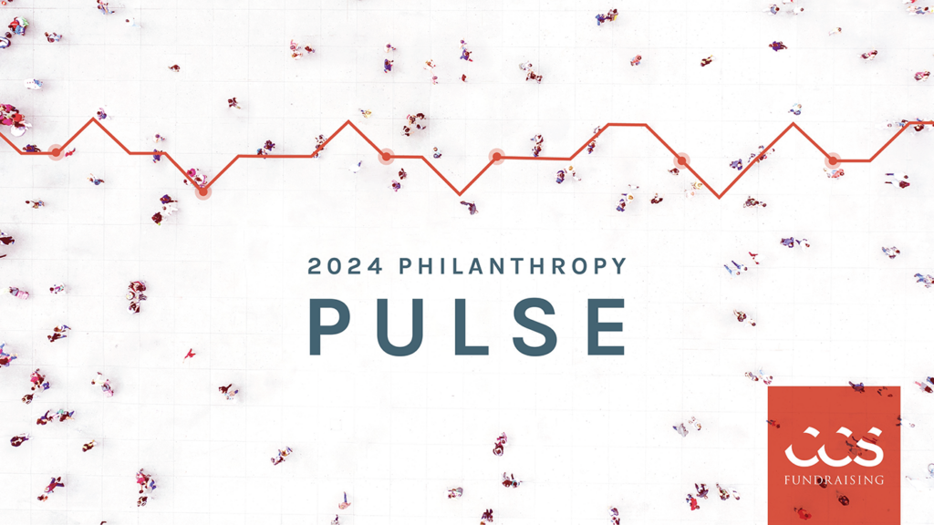 The front cover of the 2024 CCS Philanthropy Pulse Report.