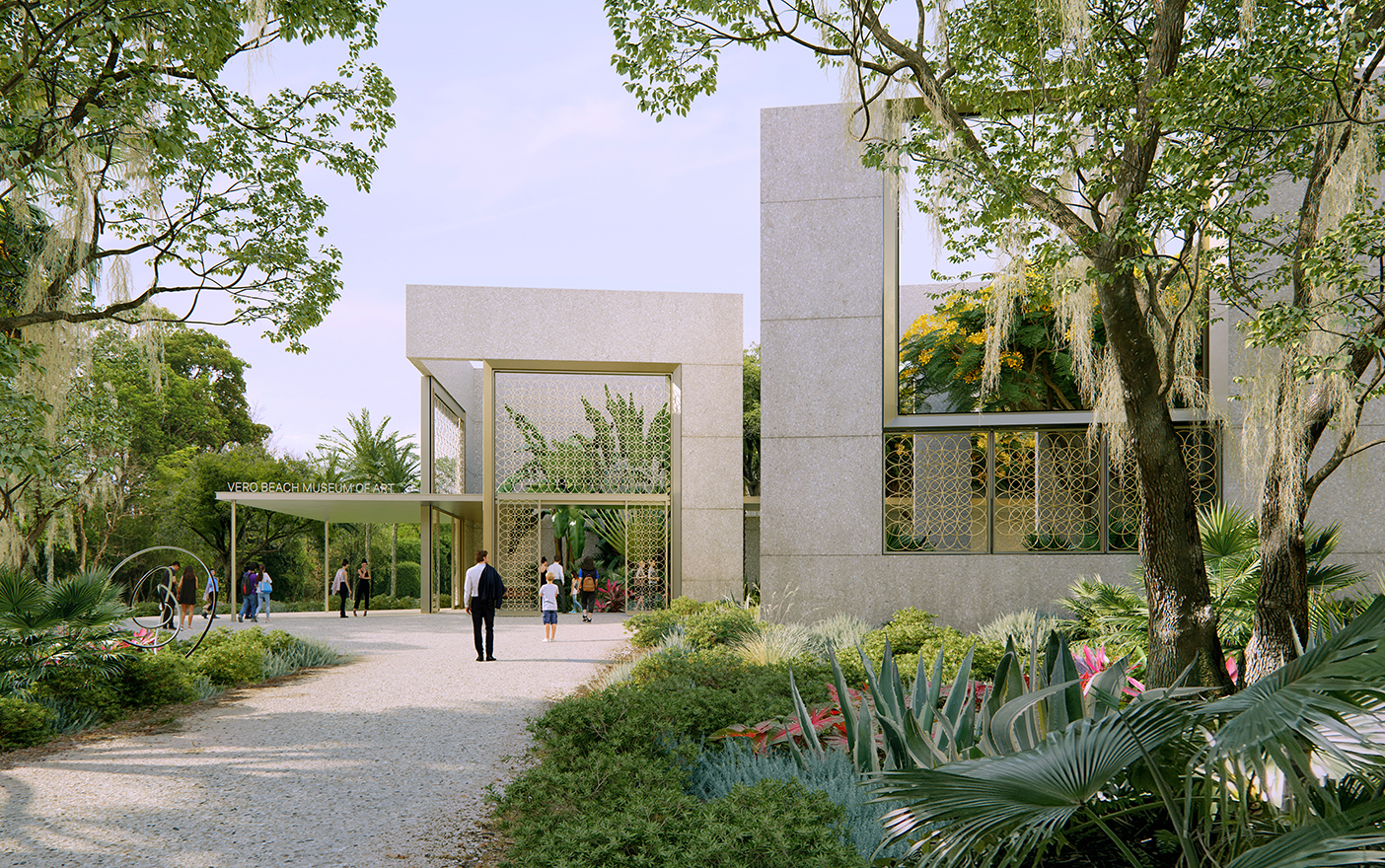 Exterior of the Vero Beach Museum of Art.